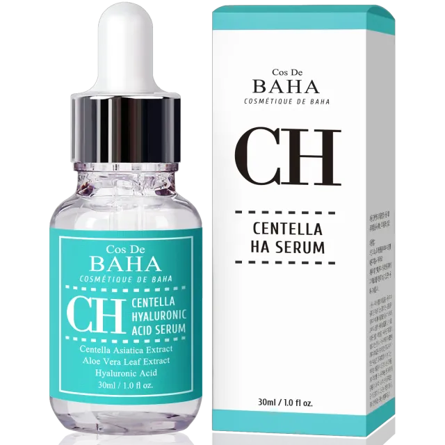 COS DE BAHA Centella Asiatica Recovery Serum 1oz - Age Spot, Skin Tone, Firming, Soothing, Reduce Wrinkles, Acne Scar, Pimple, Witch Hazel Free, Korean Nature Skin Care, 1fl oz (30ml)