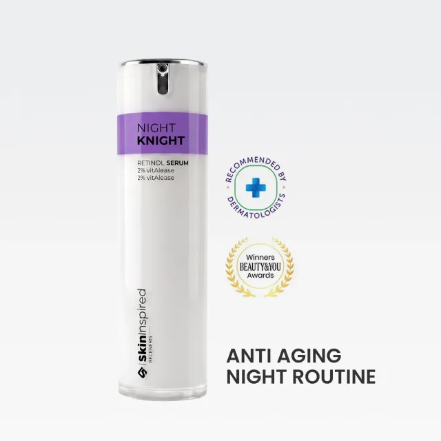 SkinInspired Night Knight - 2% VitAlease Retinol Serum for Face