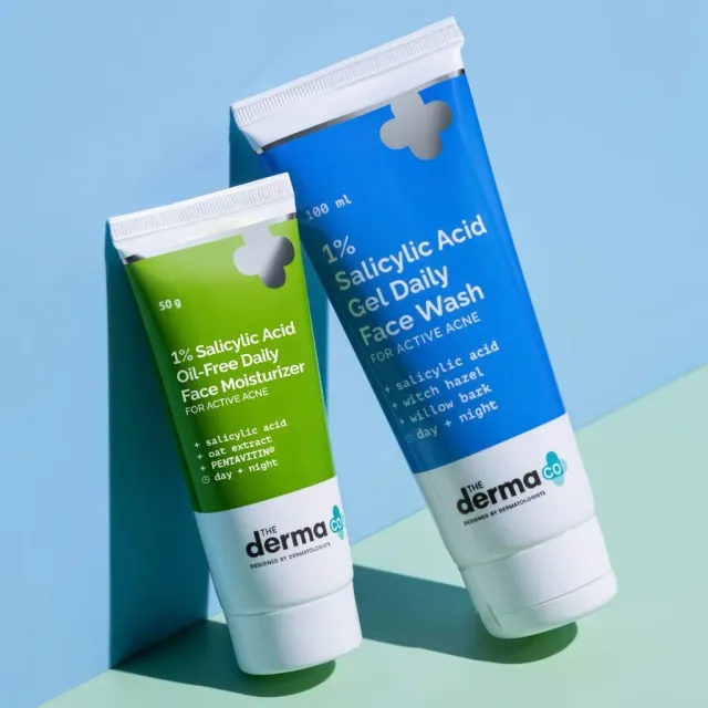 The Derma Co Salicylic Acid Acne-Fighting Combo