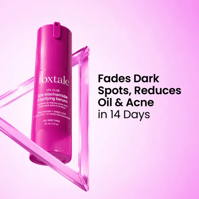 Foxtale 12% Niacinamide Face Serum with Azelaic Acid (30ml) – Foxtale