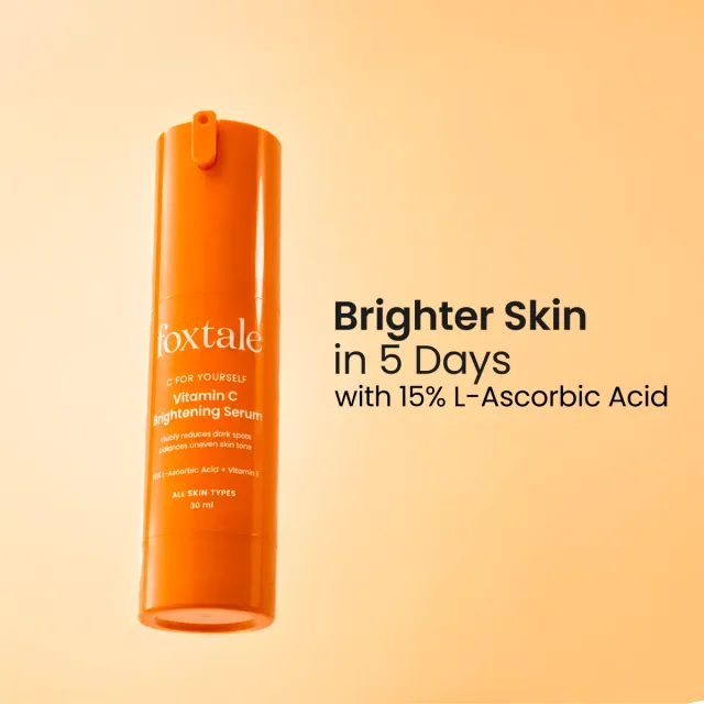 Foxtale Vitamin C Serum for Glowing & Brighter Skin
