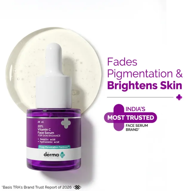 The Derma Co 20% Vitamin C Face Serum - 20ml