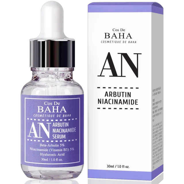COS DE BAHA Arbutin 5% Serum for Face with Niacinamide 5% - Treating Pigmentations, Melasma, Dark Spot Corrector, Prevent Skin Discolouration, 1 Fl Oz (30ml)