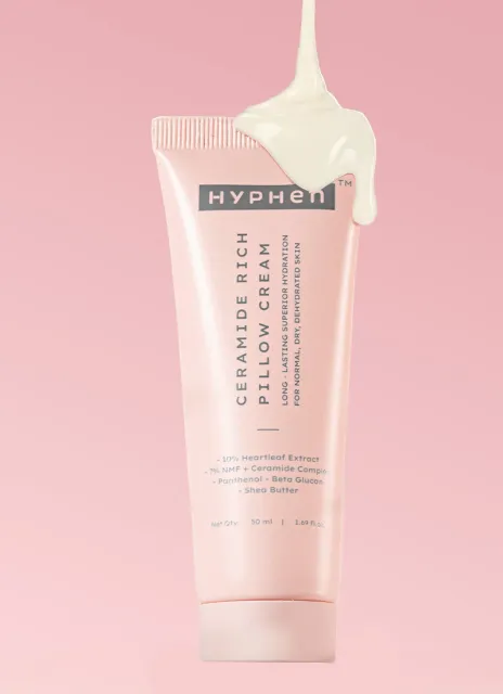 HYPHEN 7% Ceramides-NMF Face Moisturizer Rich Pillow Cream - 50 ml