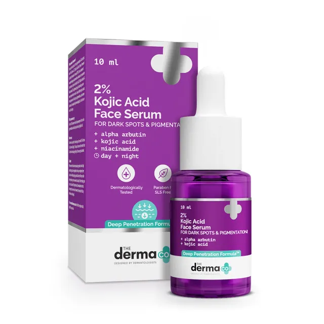 The Derma Co 2% Kojic Acid Face Serum for Dark Spots And Pigmentation - 10 ml
