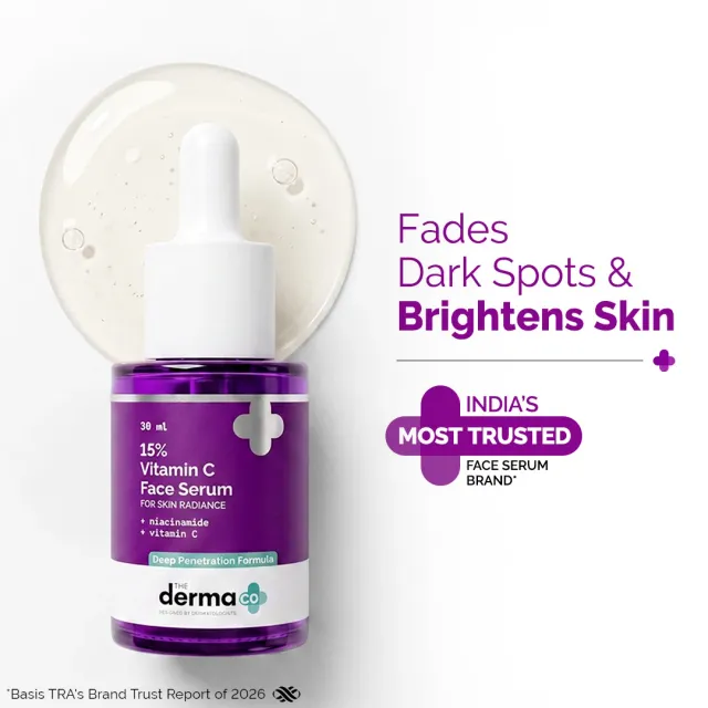 The Derma Co 15% Vitamin C Face Serum - 30ml