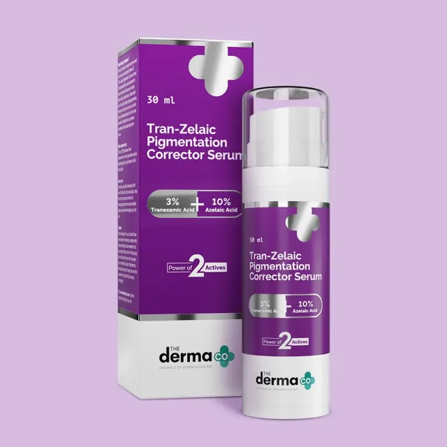 The Derma Co Tran-Zelaic Pigmentation Corrector Serum with Tranexamic Acid & Azelaic Acid - 30ml
